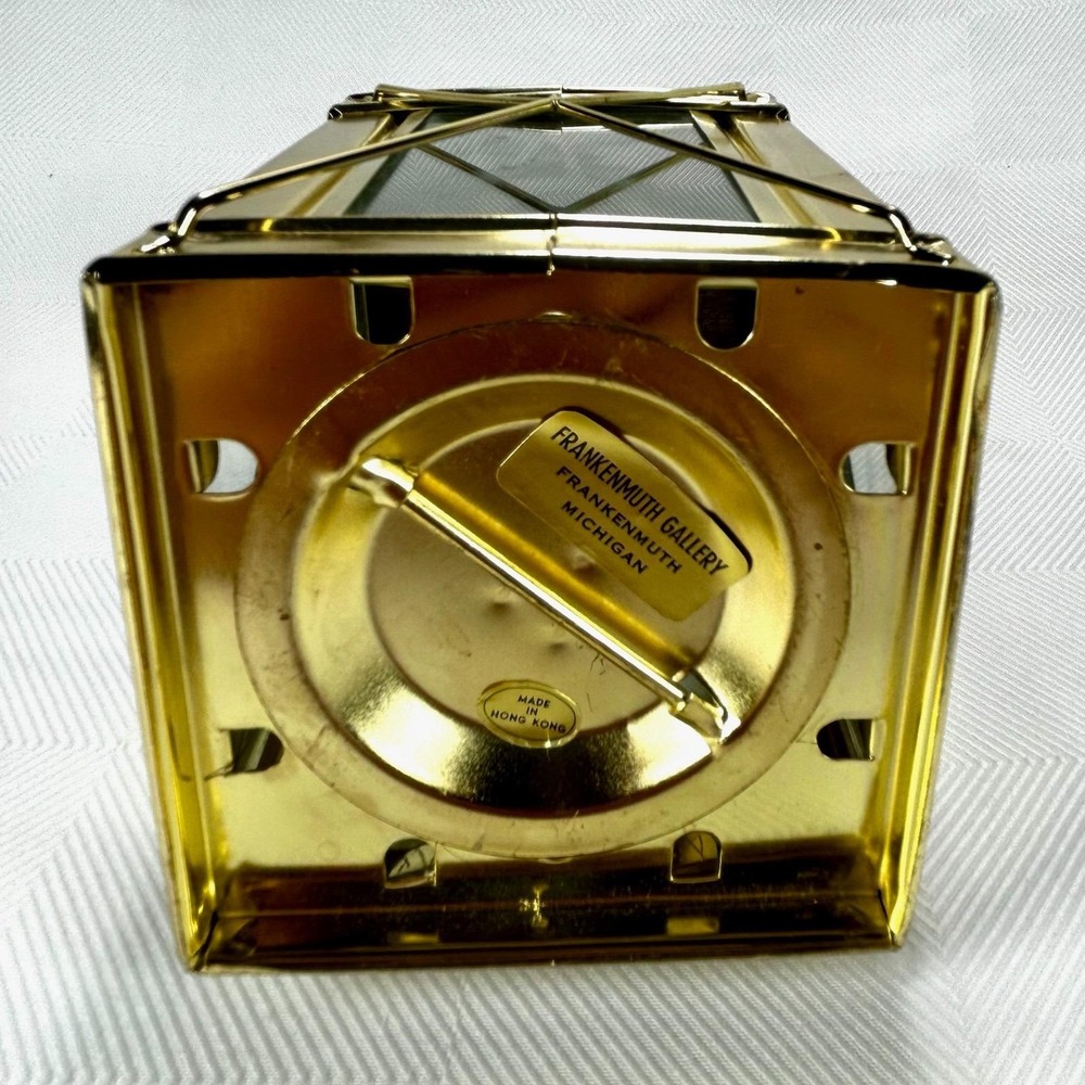 VTG Frankenmuth Gallery 8" Kerosene Oil Lantern– Brass Finish Nautical/Maritime - Picture 5 of 7